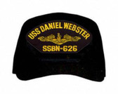 USS Daniel Webster SSBN-626 ( Gold Dolphins ) Submarine Officers Cap