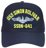 USS Simon Bolivar SSBN-641 ( Silver Dolphins ) Submarine Enlisted Cap