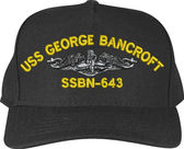 USS George Bancroft SSBN-643 Custom Embroidered Cap