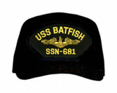 USS Batfish SSN-681 ( Gold Dolphins ) Submarine Officers Cap