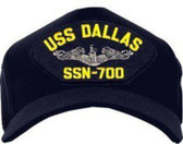 USS Dallas SSN-700 ( Silver Dolphins ) Submarine Enlisted Cap