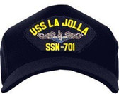 USS La Jolla SSN-701 (Silver Dolphins Blue Water) Submarine Enlisted Cap
