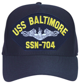 USS Baltimore SSN-704 ( Silver Dolphins ) Submarine Enlisted Cap