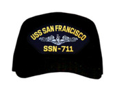 USS San Francisco SSN-711 ( Silver Dolphins ) Submarine Enlisted Cap