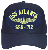USS Atlanta SSN-712 ( Gold Dolphins ) Submarine Officers Cap