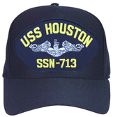 USS Houston SSN-713 ( Silver Dolphins ) Submarine Enlisted Cap