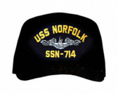 USS Norfolk SSN-714 ( Silver Dolphins ) Submarine Enlisted Cap