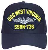 SS West Virginia SSBN-736 ( Silver Dolphins ) Submarine Enlisted Cap