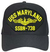 USS Maryland SSBN-738 ( Gold Dolphins ) Submarine Officers Cap