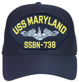 USS Maryland SSBN-738 ( Silver Dolphins ) Submarine Enlisted Cap