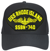 USS Rhode Island SSBN-740 ( Gold Dolphins ) Submarine Officer Cap