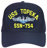 USS Topeka SSN-754 Blue Water ( Silver Dolphins ) Submarine Enlisted Cap