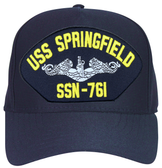 USS Springfield SSN-761 ( Silver Dolphins ) Submarine Enlisted Cap
