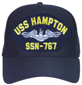 USS Hampton SSN-767 ( Silver Dolphins ) Submarine Enlisted Cap