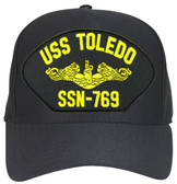 USS Toledo SSN-769 ( Gold Dolphins ) Submarine Officer Custom Embroidered Cap