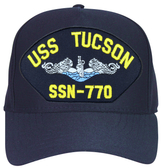 USS Tucson SSN-770 Blue Water ( Silver Dolphins ) Submarine Enlisted Cap