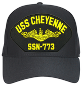 USS Cheyenne SSN-773 ( Gold Dolphins ) Submarine Officers Cap