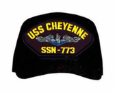 USS Cheyenne SSN-773 Blue Water ( Silver Dolphins ) Submarine Enlisted Cap