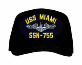USS Miami SSN-755 ( Silver Dolphins ) Submarine Enlisted Cap