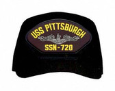 USS Pittsburgh SSN-720 ( Silver Dolphins ) Submarine Enlisted Cap