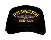 USS Spadefish SSN-668 ( Silver Dolphins ) Submarine Enlisted Cap