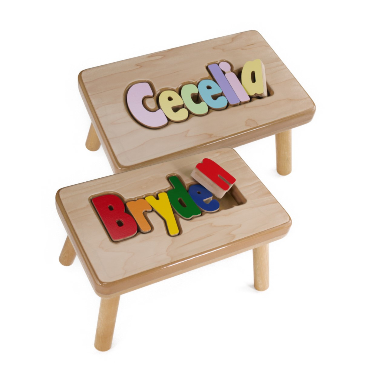Personalized Puzzle Stool - Tims unique products