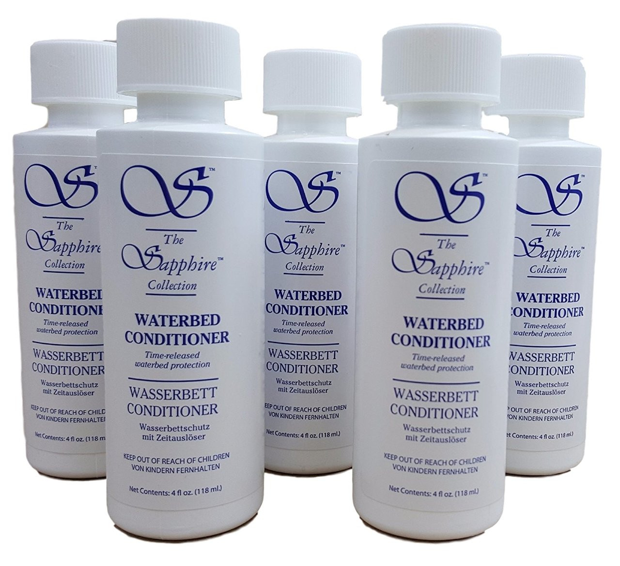 Blue Magic Waterbed Conditioner 5 pack 4oz Bottles Free Shipping