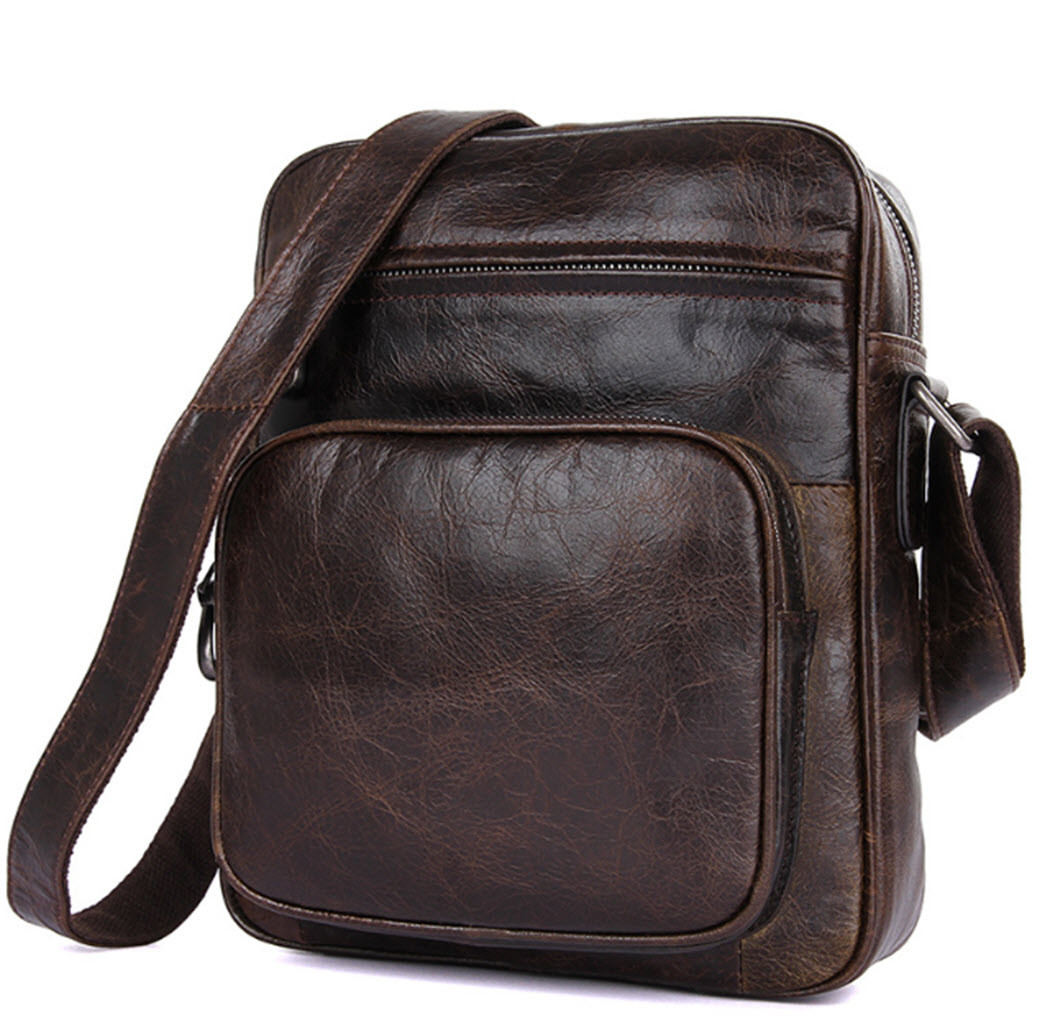 mens soft leather messenger bag