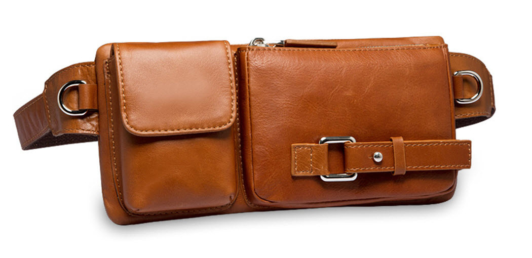 leather waist pack