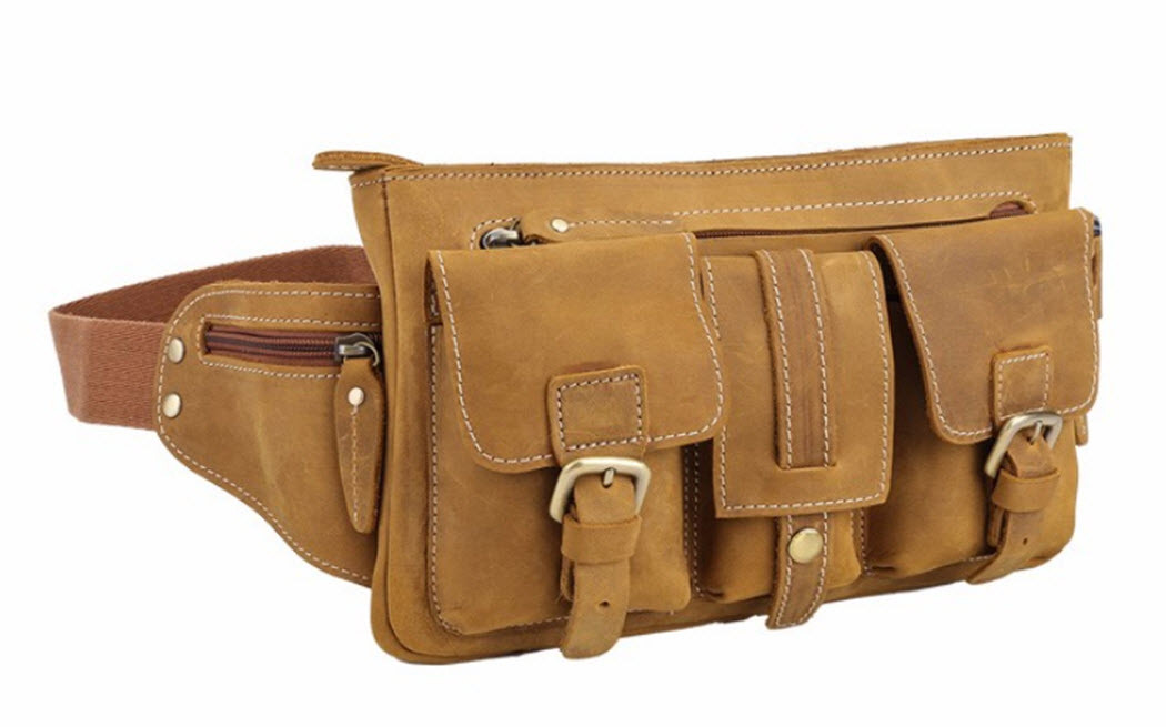 leather waist pack