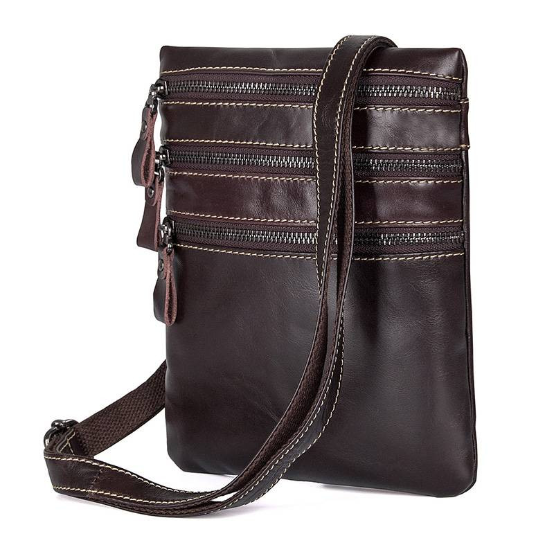 soft leather sling bag