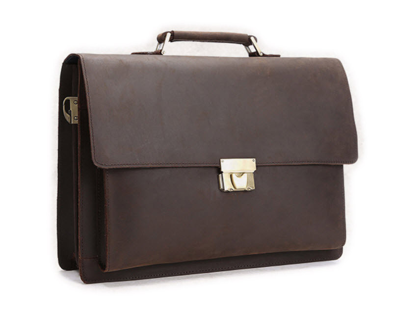 leather soft briefcase