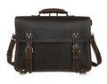 "Palo Alto" Men's Full Grain Leather Convertable Backpack & Travel Bag - Brown