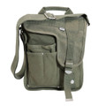 Ducti Deployment Canvas Messenger Bag & Tablet Case - Khaki Green