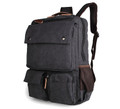 "Duisburg" Rugged Canvas School and Backpack - Stone Grey