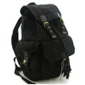 Black Canvas Backpack