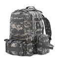 Men's Large Military Style Modular Tactical Backpack & Daypack - Camoflage