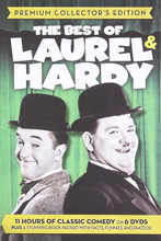 THE BEST OF LAUREL & HARDY - Premium Collector's Edition - 6 DVDS plus Book