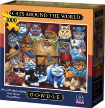 CATS AROUND THE WORLD - Traditional Puzzle 