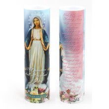 LADY OF GRACE  - LED Flameless Devotion Prayer Candle