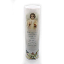 CHILD  JESUS SACRED HEART - LED Flameless Devotion Prayer Candle