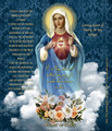 IMMACULATE HEART OF MARY - LED Flameless Devotion Prayer Candle