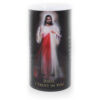 DIVINE MERCY - 4x7 LED Candle - LED Flameless Devotion Prayer Candle