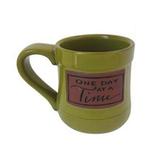 ONE DAY AT A TIME POTTERY MUG