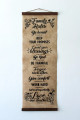 FAMILY RULES - HANDCRAFTED BIBLICAL SCROLLS