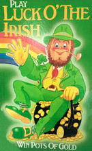 THE LUCK O' THE IRISH  - Board Game - Front