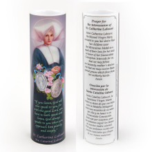 Saint Catherine Labouré - LED Flameless Devotion Prayer Candle