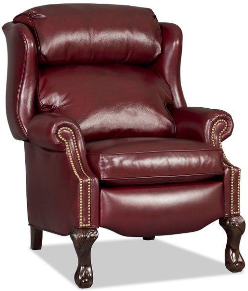 BradingtonYoung Leather Ball Claw Recliner 4115