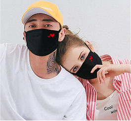 Cotton rewashable Valentine day Mask 3415