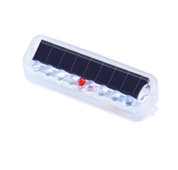 new-Solar car anti-rear-end explosion flash light wiring free electric motorcycle truck bright warning brake taillight modification